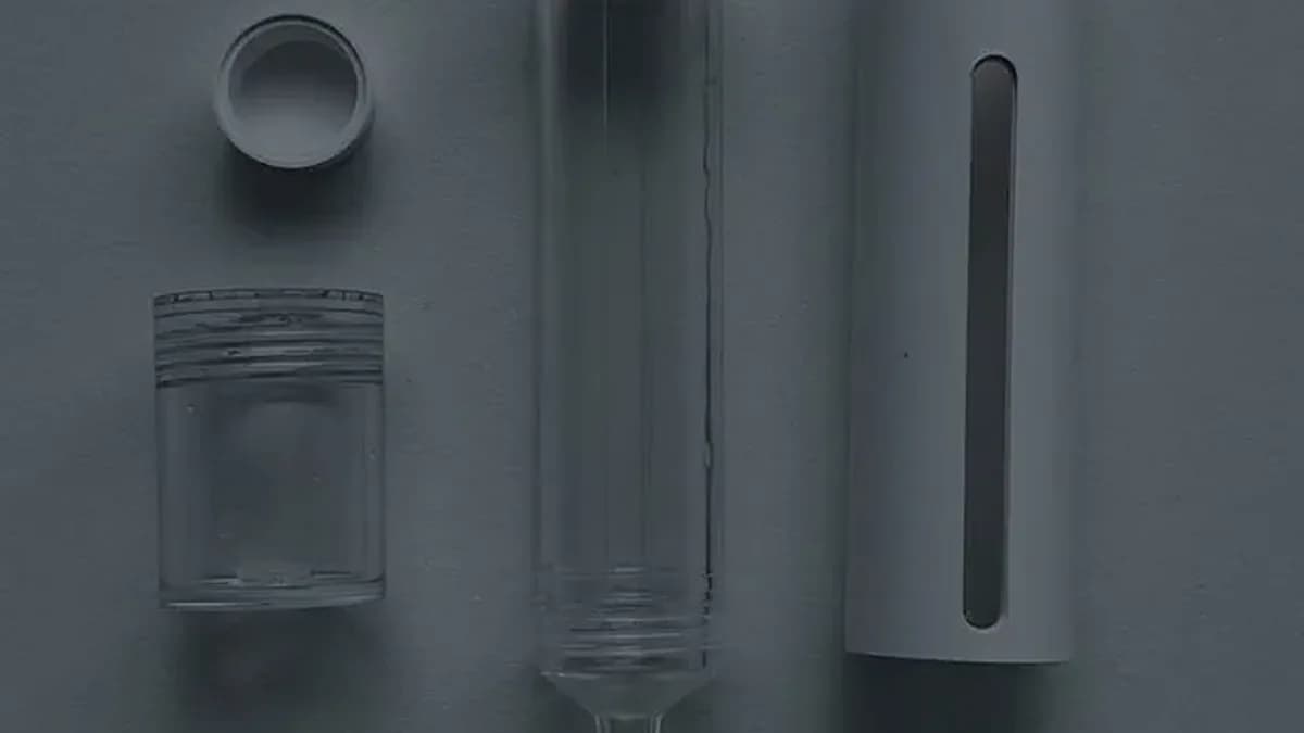 Bacillus F bottle with dropper components